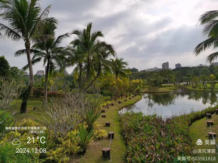 海南儋州逛公园一(南茶公园,花果山公园,银河公园)